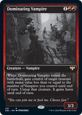Dominating Vampire 421/534 (Innistrad: Double Feature)  - Foil | Good Games Modbury