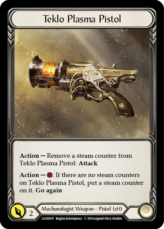 Teklo Plasma Pistol [LGS009-P] (Promo)  1st Edition Cold Foil | Good Games Modbury