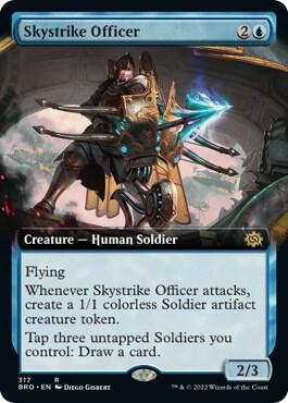 Skystrike Officer Extended Art 317/287 (The Brothers' War)  | Good Games Modbury
