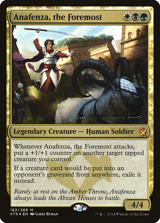 Anafenza, the Foremost [Khans of Tarkir Prerelease Promos] | Good Games Modbury