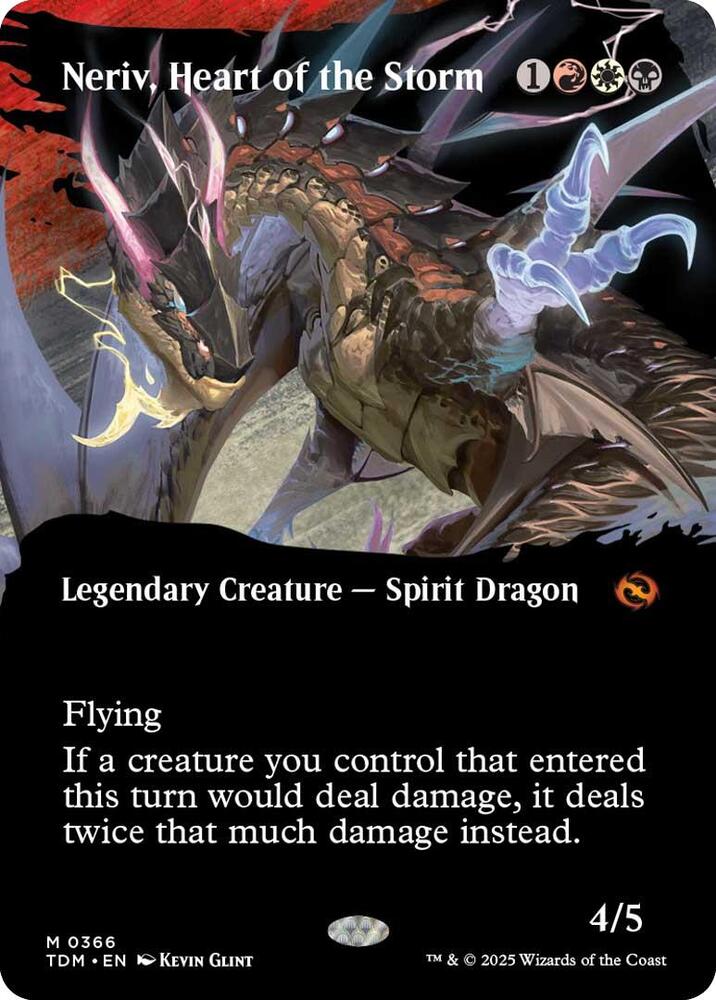Neriv, Heart of the Storm 366 (Tarkir: Dragonstorm)  - Borderless | Good Games Modbury