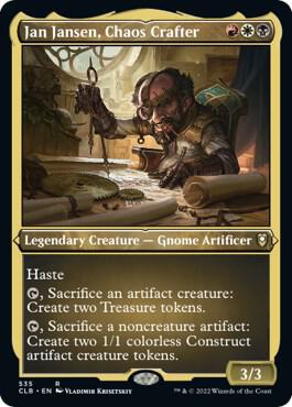 Jan Jansen Chaos Crafter Foil Etched 535 (Commander Legends: Battle for Baldur's Gate)  - Foil | Good Games Modbury