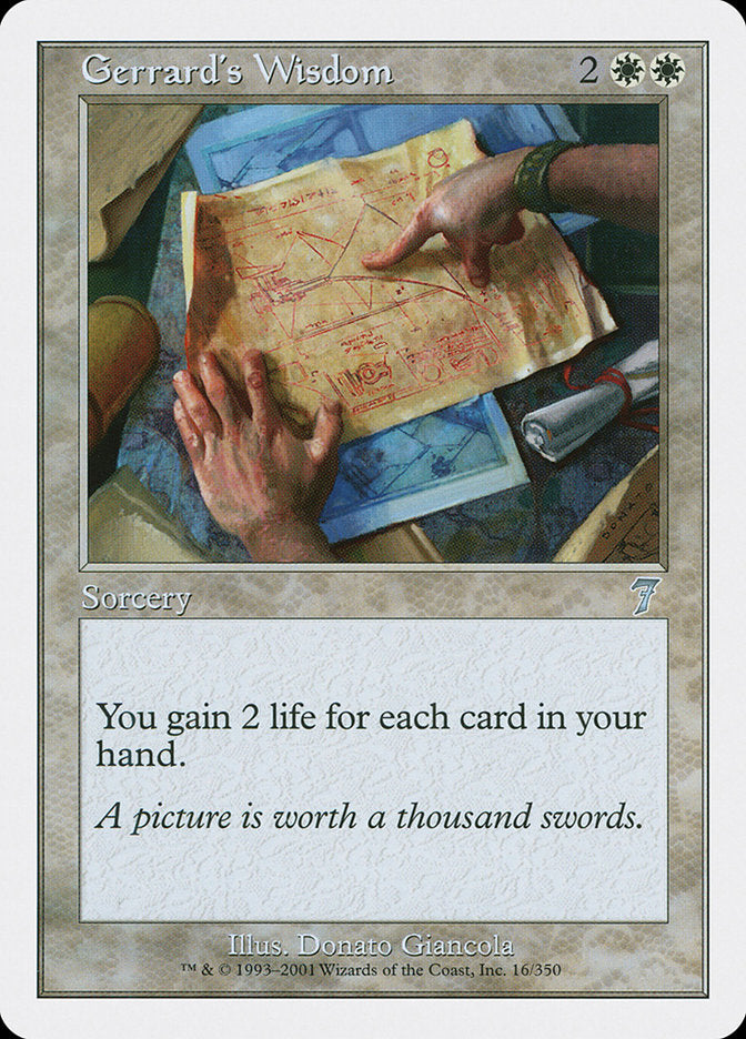 Gerrard's Wisdom 16/350 (7th Edition)  | Good Games Modbury