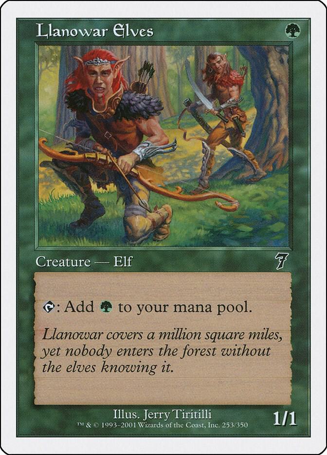 Llanowar Elves 253 (7th Edition)  | Good Games Modbury
