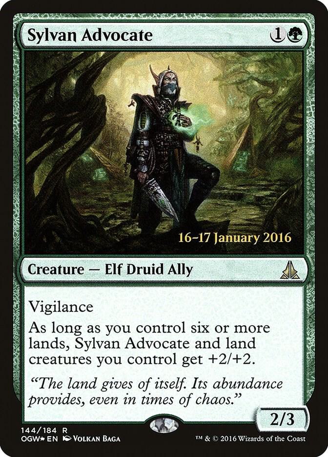 Sylvan Advocate 144s/65 (Prerelease Cards)  - Foil | Good Games Modbury
