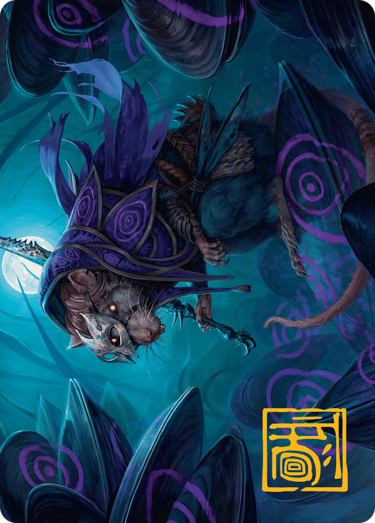 Nightwhorl Hermit Art Card (Gold-Stamped Signature) [Bloomburrow Art Series] | Good Games Modbury