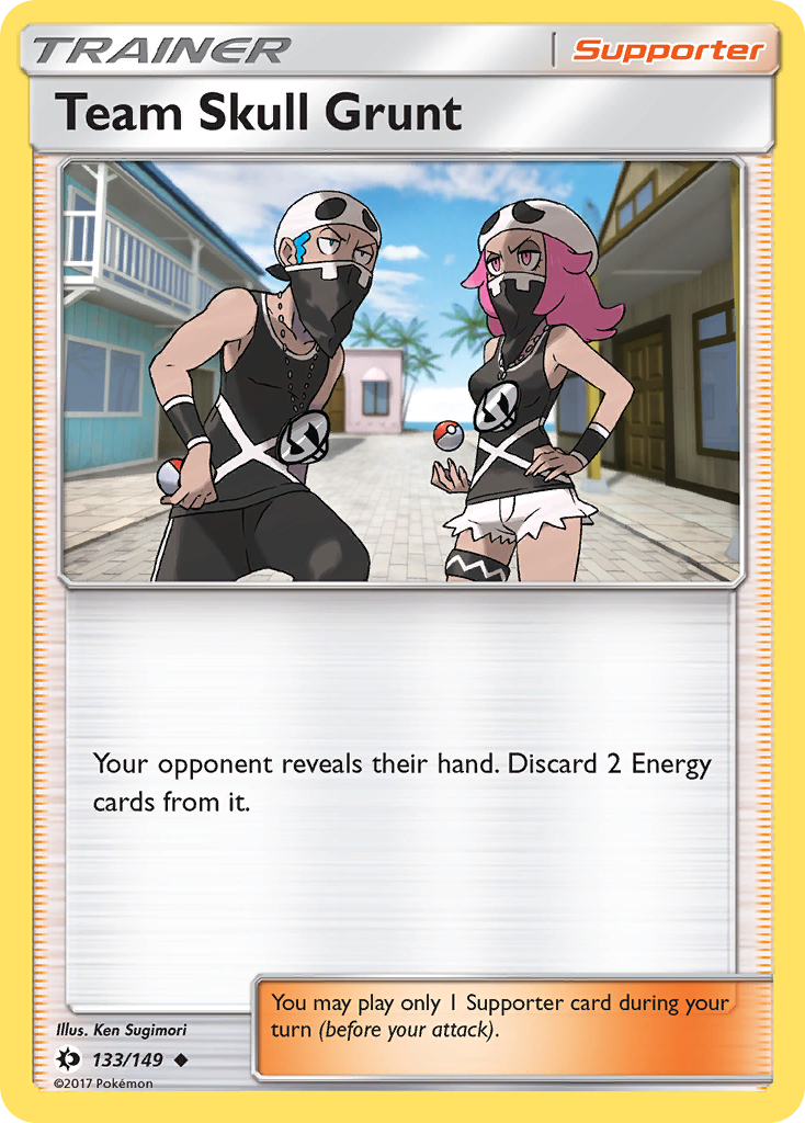 Team Skull Grunt (133/149) [Sun & Moon: Base Set] | Good Games Modbury
