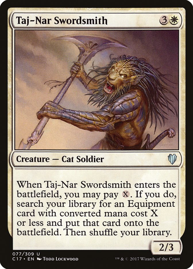 Taj-Nar Swordsmith 77/309 (Commander 2017)  | Good Games Modbury