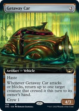 Getaway Car Extended Art 438/281 (Streets of New Capenna)  - Foil | Good Games Modbury