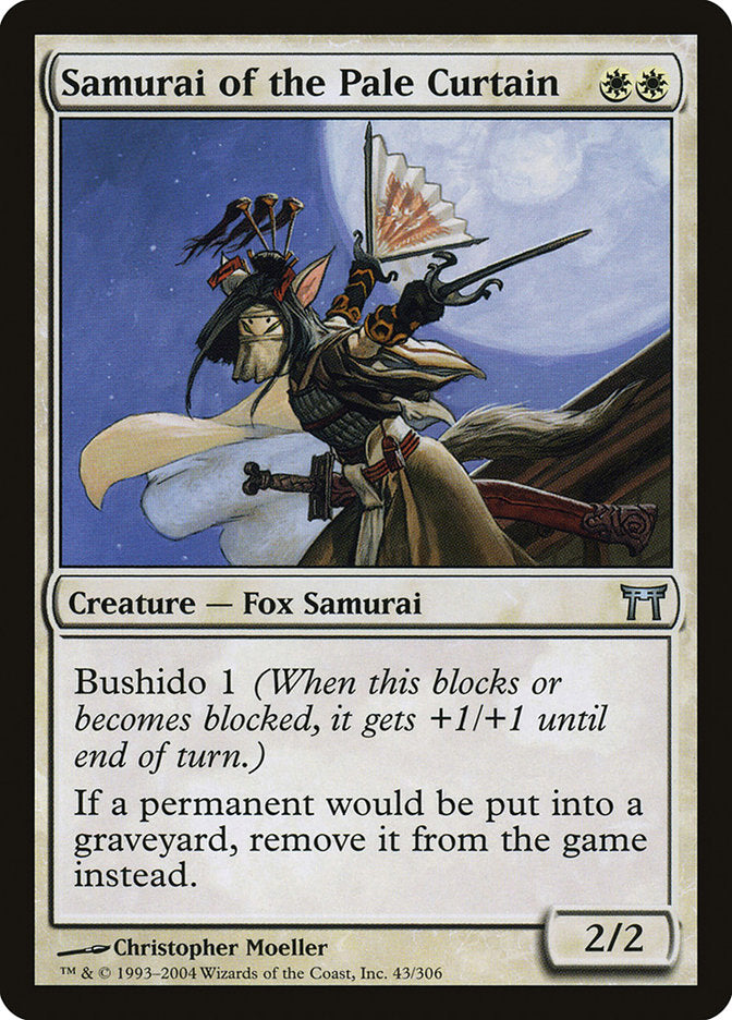 Samurai of the Pale Curtain 43/306 (Champions of Kamigawa)  | Good Games Modbury
