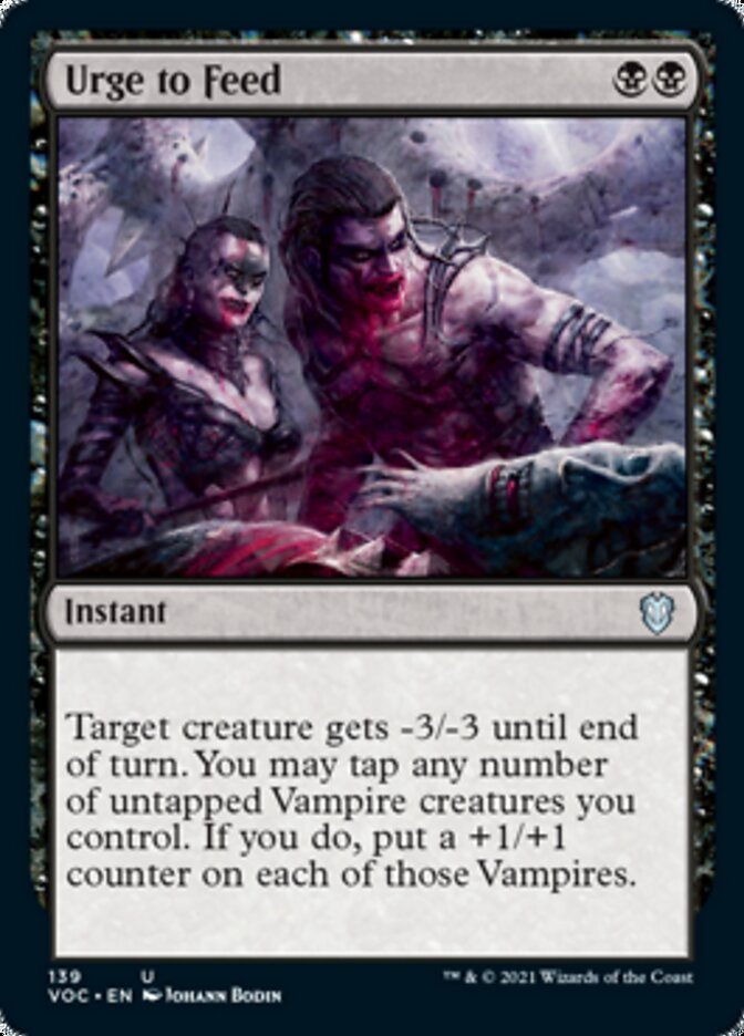 Urge to Feed [Innistrad: Crimson Vow Commander] | Good Games Modbury