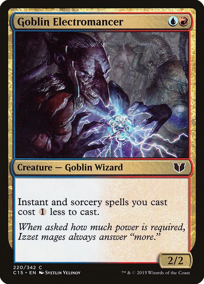 Goblin Electromancer 220/342 (Commander 2015)  | Good Games Modbury