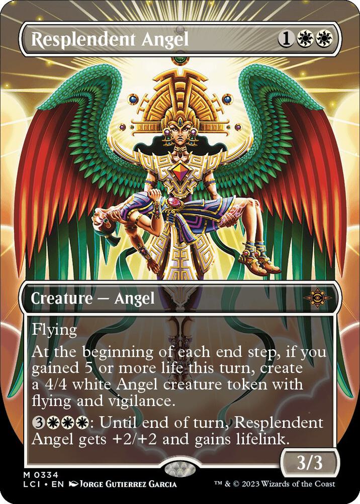 Resplendent Angel 334/291 (The Lost Caverns of Ixalan)  - Borderless | Good Games Modbury