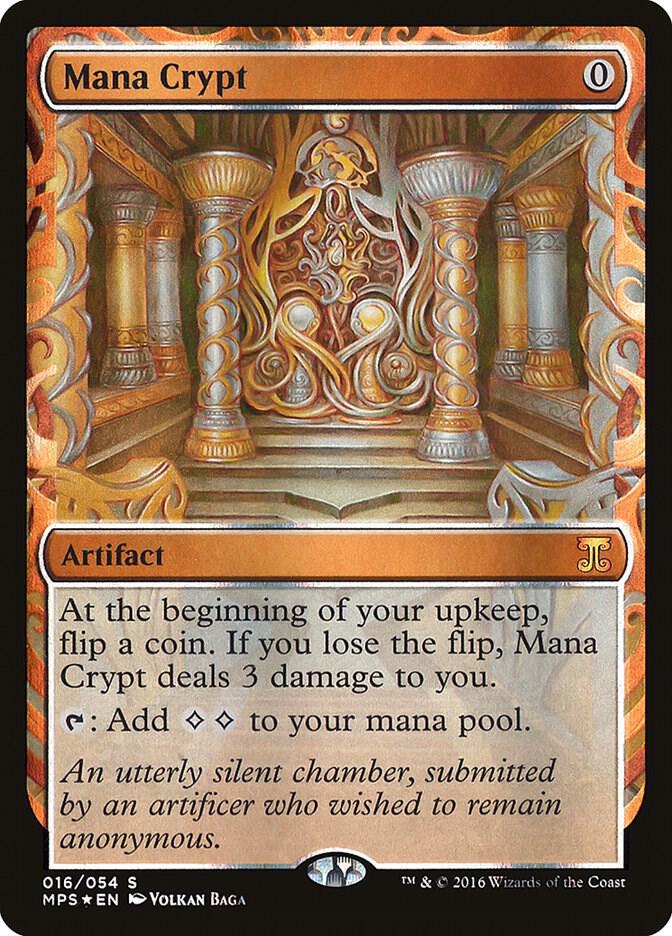 Mana Crypt 16/54 (Masterpiece Series: Kaladesh Inventions)  - Foil | Good Games Modbury