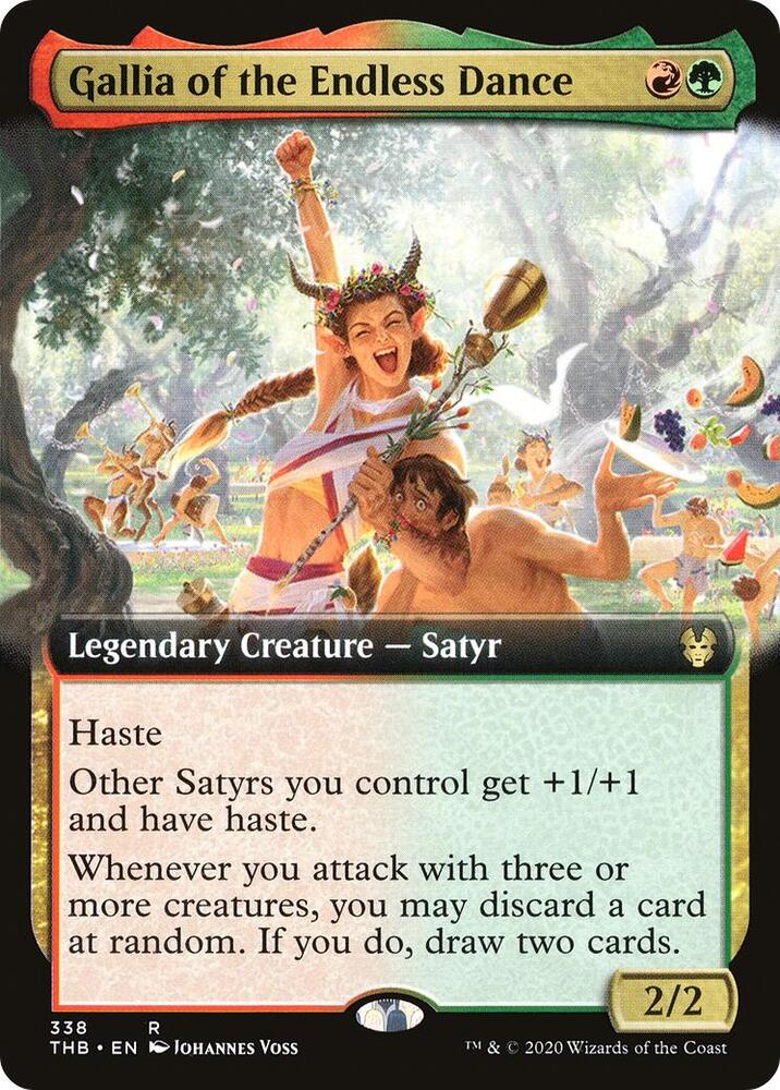 Gallia of the Endless Dance 338/254 (Theros Beyond Death)  - Extended Art | Good Games Modbury