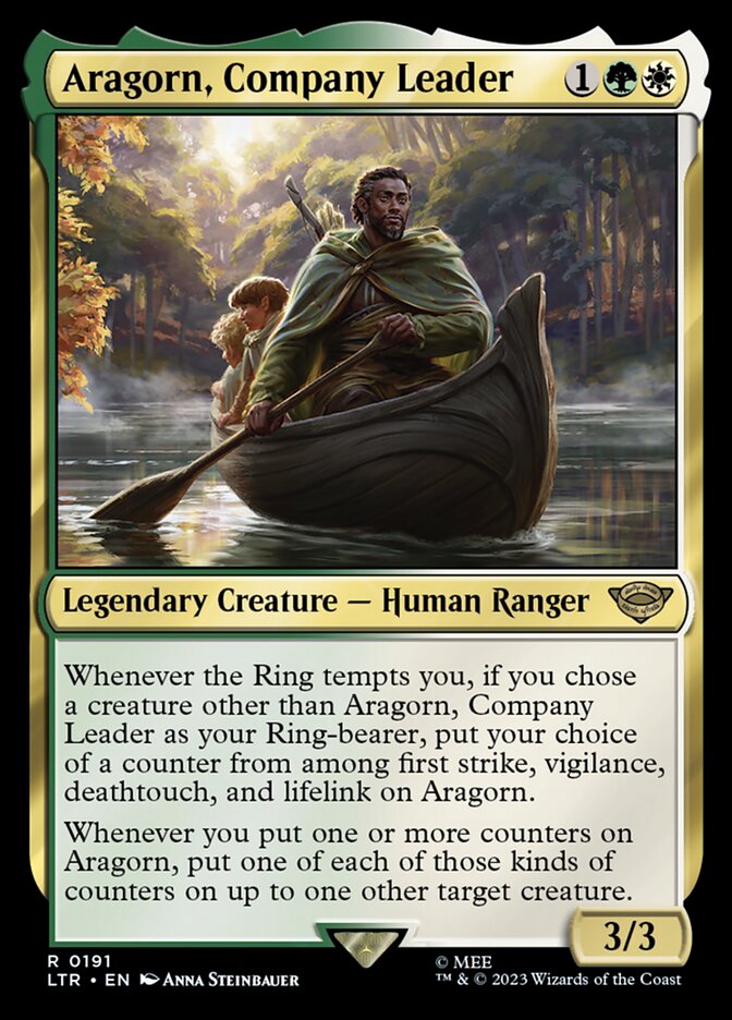Aragorn, Company Leader 191/281 (Universes Beyond: The Lord of the Rings: Tales of Middle-earth)  | Good Games Modbury