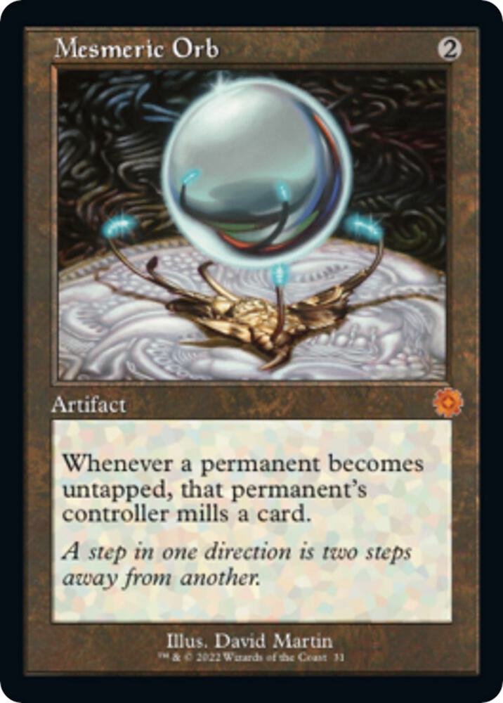 Mesmeric Orb 31 (The Brothers' War: Retro Frame Artifacts)  - Foil | Good Games Modbury