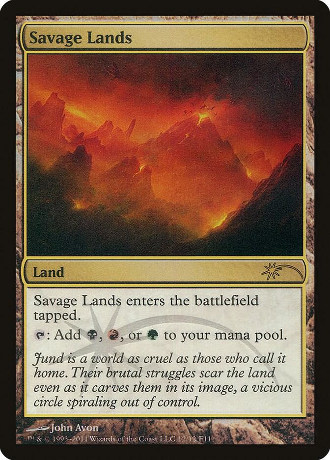 Savage Lands 12/12 (FNM Promos)  - Foil | Good Games Modbury