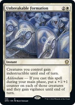 Unbreakable Formation 106/50 (Commander: Dominaria United)  | Good Games Modbury