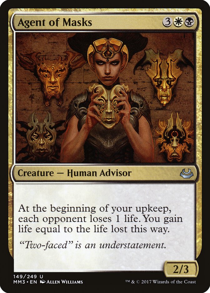 Agent of Masks 149/249 (Modern Masters 2017)  | Good Games Modbury