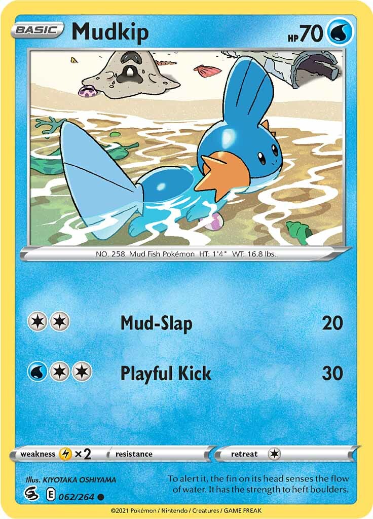 Mudkip (062/264) [Sword & Shield: Fusion Strike] | Good Games Modbury