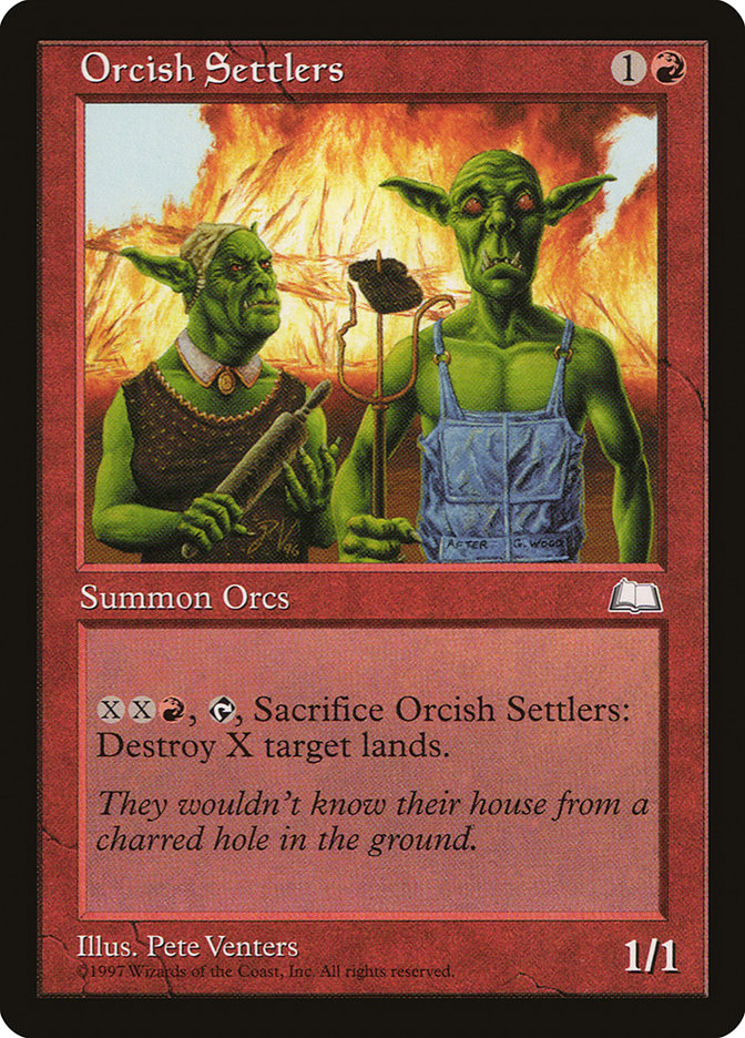 Orcish Settlers 112/167 (Weatherlight)  | Good Games Modbury