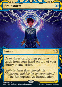 Brainstorm (Foil Etched) [Strixhaven: School of Mages Mystical Archive] | Good Games Modbury