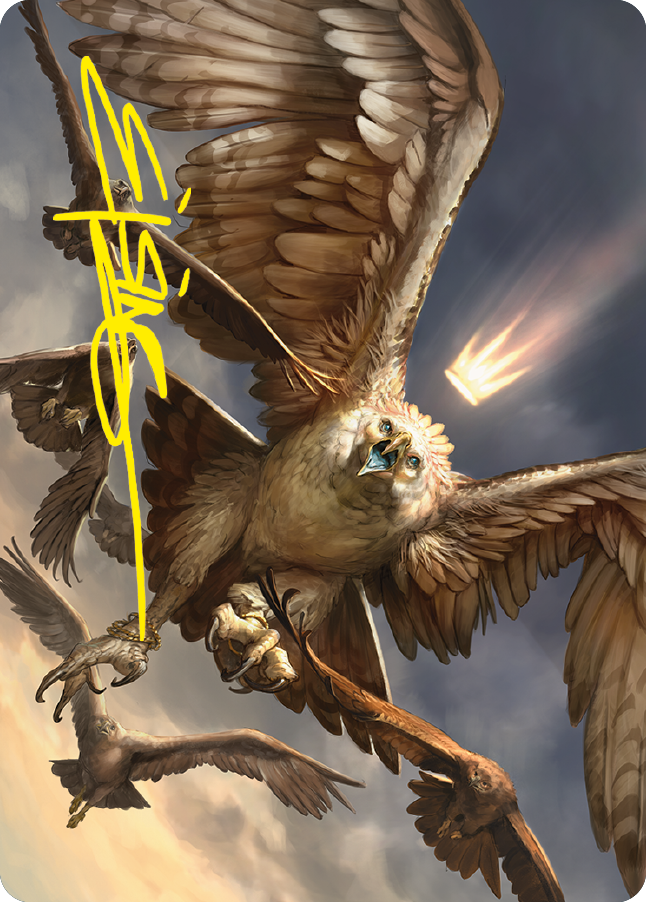 Gwaihir, Greatest of the Eagles Art Card (Gold-Stamped Signature) [The Lord of the Rings: Tales of Middle-earth Art Series] | Good Games Modbury