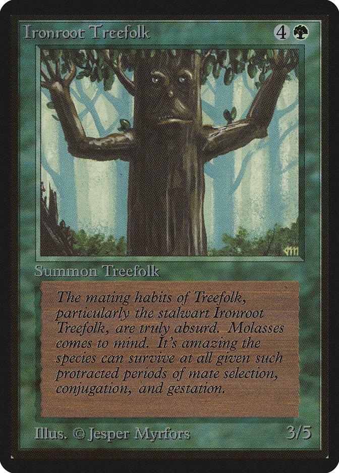 Ironroot Treefolk 204/302 (Beta Edition)  | Good Games Modbury