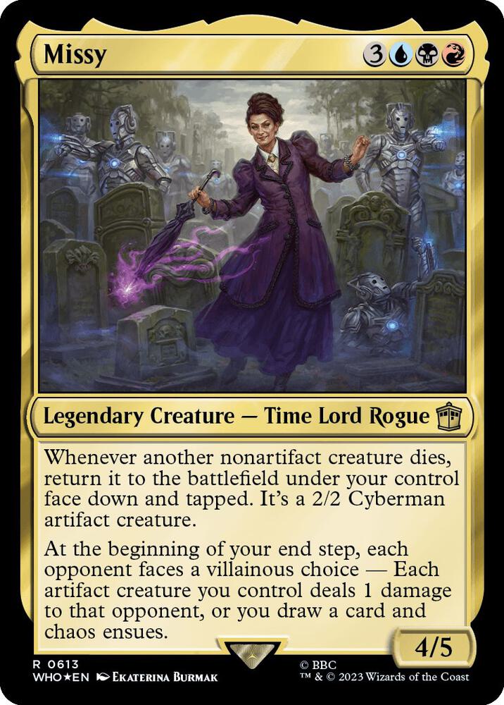 Missy 613/331 (Universes Beyond: Doctor Who)  - Surge Foil | Good Games Modbury