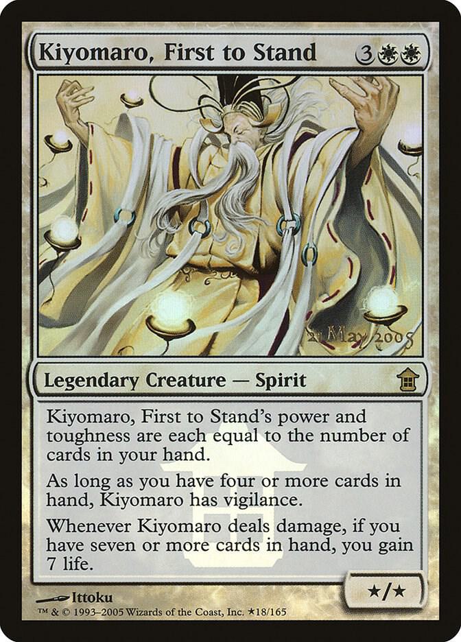 Kiyomaro First to Stand 18★/2 (Prerelease Cards)  - Foil | Good Games Modbury