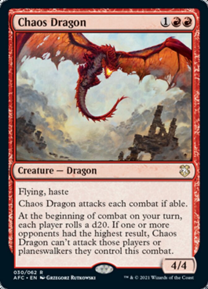 Chaos Dragon [Dungeons & Dragons: Adventures in the Forgotten Realms Commander] | Good Games Modbury