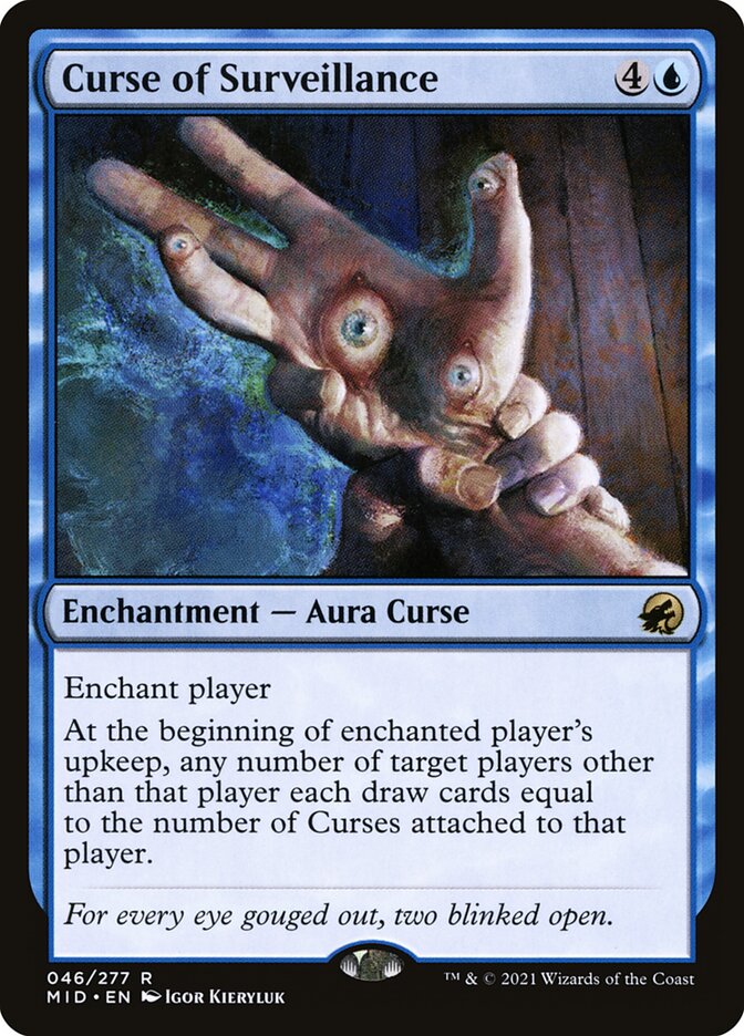 Curse of Surveillance 46/277 (Innistrad: Midnight Hunt)  | Good Games Modbury