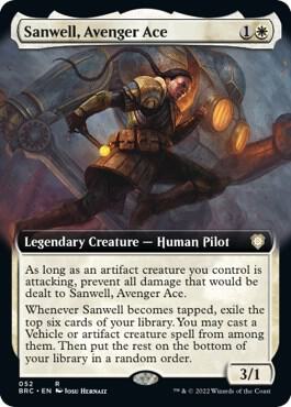 Sanwell Avenger Ace Extended Art 52/40 (Commander: The Brothers' War)  | Good Games Modbury