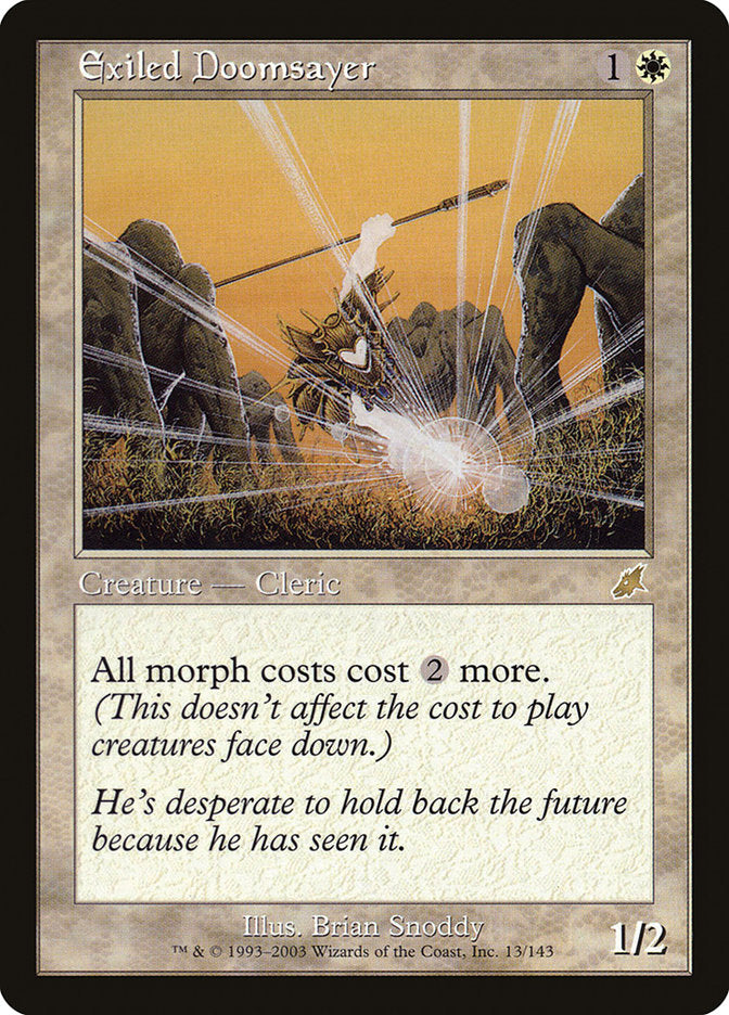 Exiled Doomsayer 13/143 (Scourge)  - Foil | Good Games Modbury
