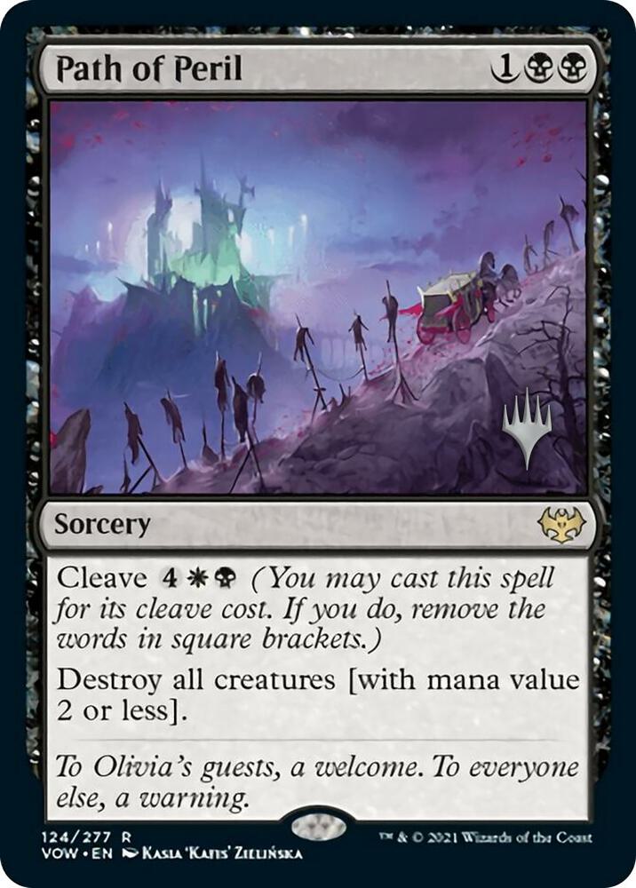 Path of Peril 124 (Promo Pack: Duskmourn: House of Horror)  - Foil | Good Games Modbury