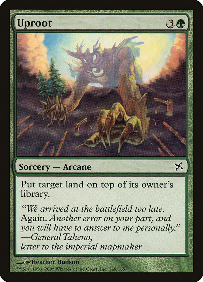 Uproot 149/165 (Betrayers of Kamigawa)  - Foil | Good Games Modbury