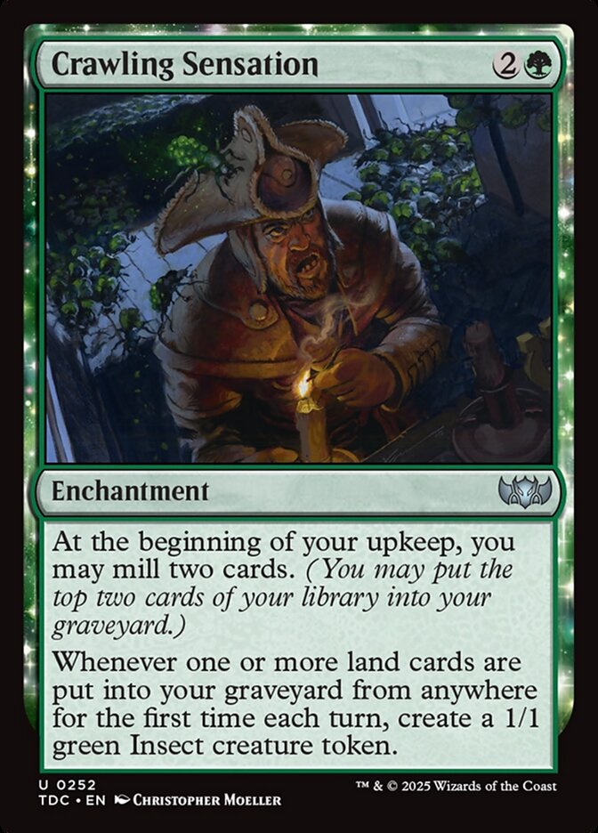Crawling Sensation 252 (Commander: Tarkir: Dragonstorm)  | Good Games Modbury
