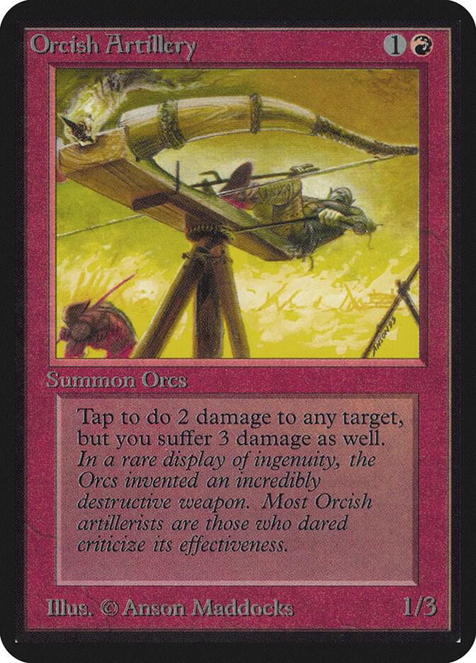 Orcish Artillery 165/295 (Alpha Edition)  | Good Games Modbury