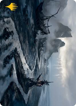 Shipwreck Marsh Art Card Gold Stamped Signature 75 (Art Series: Innistrad: Midnight Hunt)  | Good Games Modbury