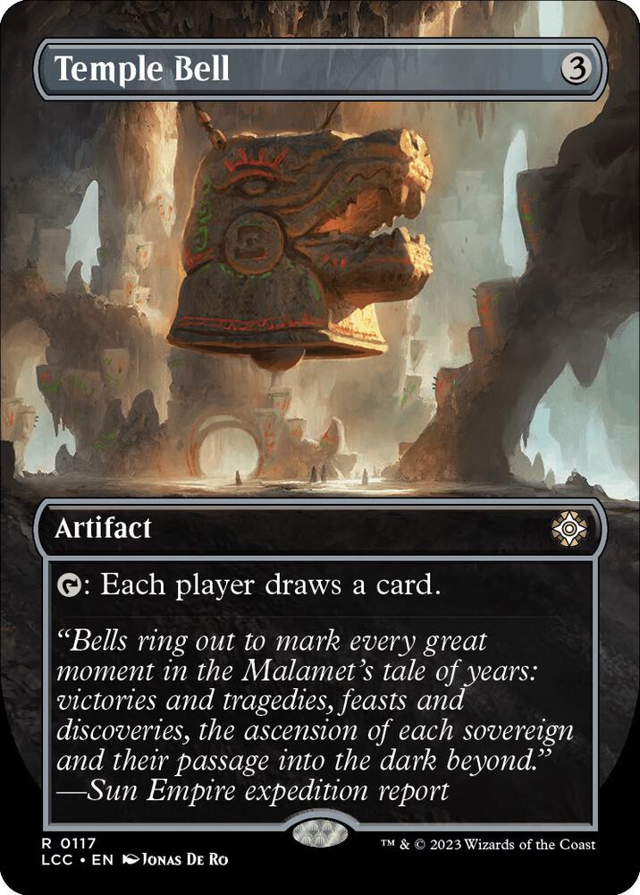 Temple Bell 117/370 (Commander: The Lost Caverns of Ixalan)  - Borderless Foil | Good Games Modbury