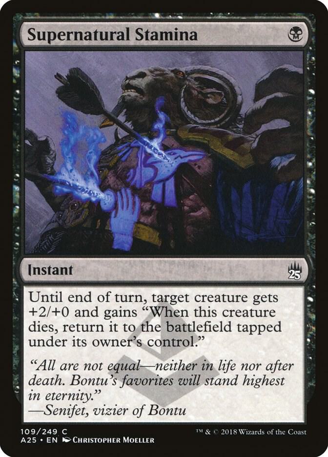 Supernatural Stamina 109/249 (Masters 25)  - Foil | Good Games Modbury