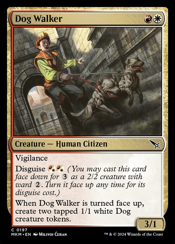 Dog Walker 197/286 (Murders at Karlov Manor)  - Foil | Good Games Modbury