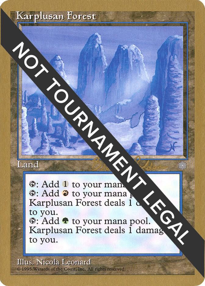 Karplusan Forest 1998 Brian Selden ICE bs356/117 (World Championship Decks)  | Good Games Modbury