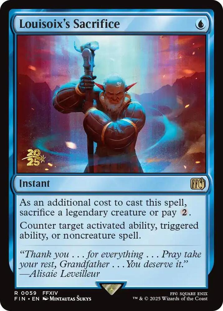 Louisoixs Sacrifice 59s/116 (Prerelease Cards)  - Foil | Good Games Modbury