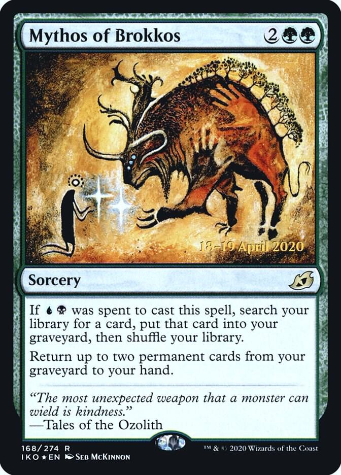 Mythos of Brokkos 168s/137 (Prerelease Cards)  - Foil | Good Games Modbury