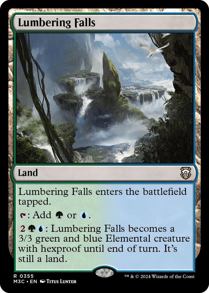 Lumbering Falls 355/411 (Commander: Modern Horizons 3)  - Ripple Foil | Good Games Modbury