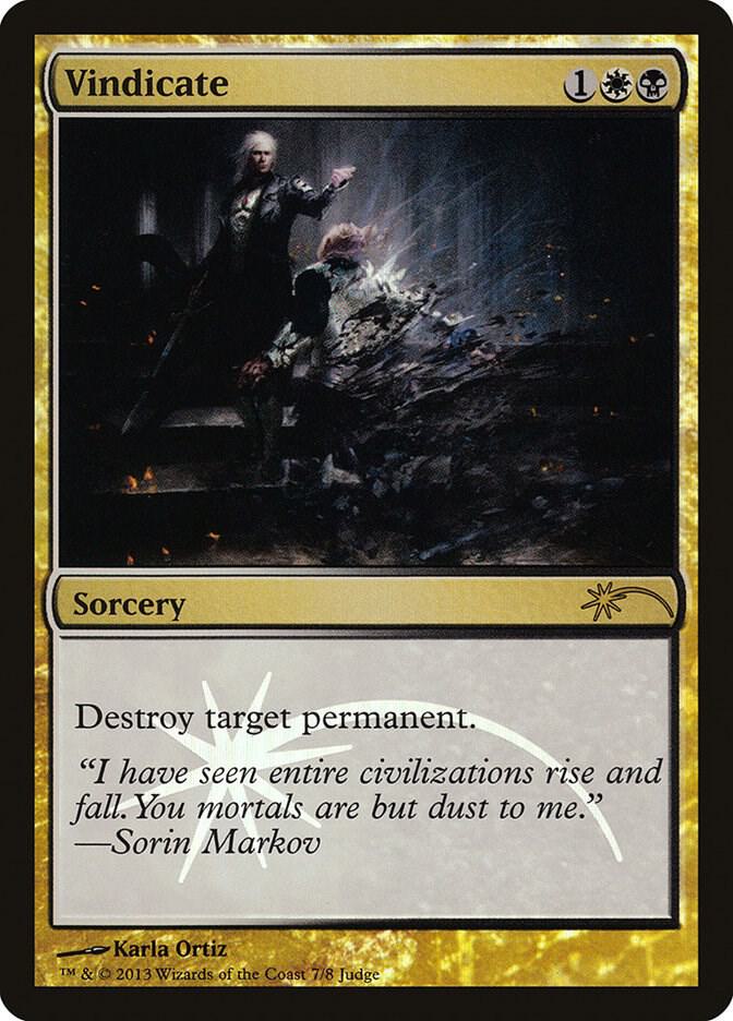 Vindicate 2013 7/8 (Judge Promos)  - Foil | Good Games Modbury
