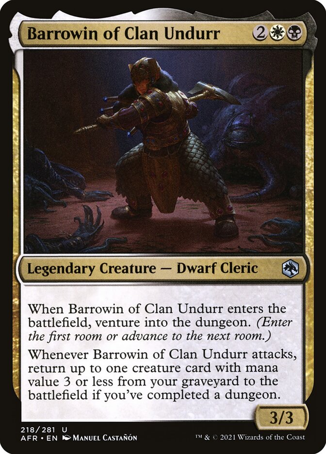 Barrowin of Clan Undurr 218/281 (Adventures in the Forgotten Realms)  | Good Games Modbury
