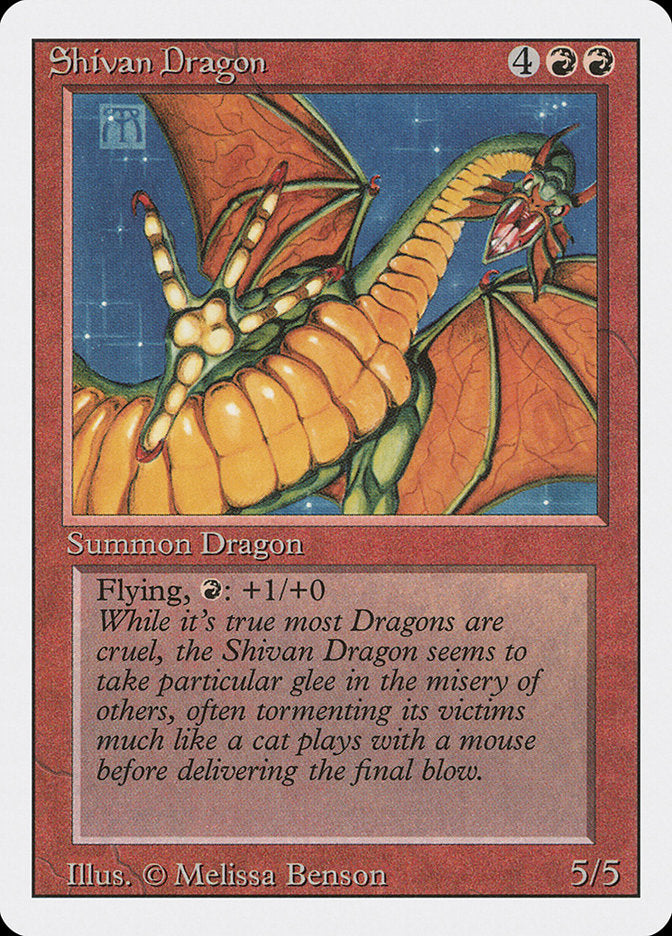 Shivan Dragon [Revised Edition] | Good Games Modbury